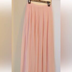 Sparkle & Fade Soft Pink Maxi Skirt